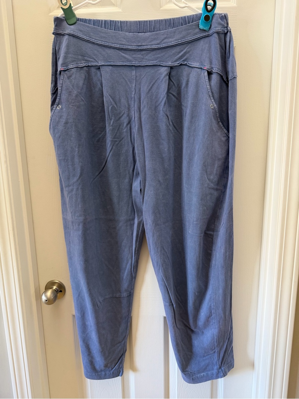Intimately by Free People washed blue lounge pants size large